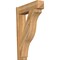 Ekena Millwork Funston Arts & Crafts Rough Sawn Outlooker, Western Red Cedar, 8"W x 30"D x 42"H OUT08X30X42FST03RWR - alternate 1